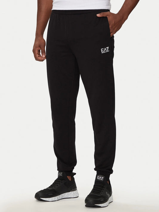 Ανδρικό παντελόνι EA7 Emporio Armani προπόνηση φόρμα μαύρο (8NPP66-PJVRZ-1200)