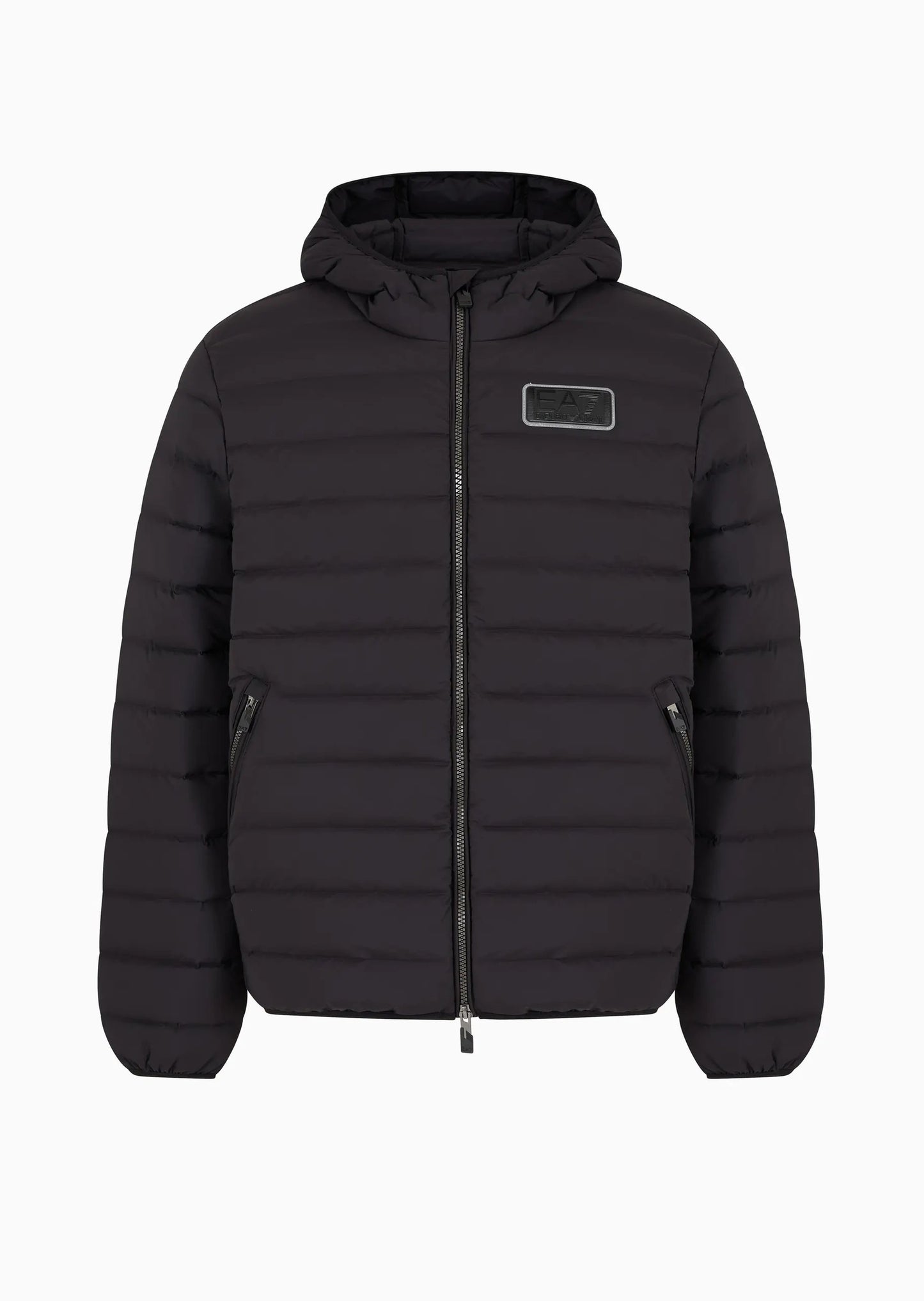 Ανδρικό μπουφάν EA7 Emporio Armani χειμώνα ζεστό μαύρο (6DPB16-PNHAZ-1200)