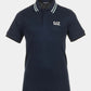 ανδρικό πόλο πουκάμισο EA7 Emporio Armani άθλημα μπλε (6DPF14-PJZSZ-1562)