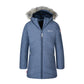Χειμερινό μπουφάν Τρολλάκια Κορίτσια Lifjell Jacket αδιάβροχο ζεστό κορίτσι μπλε (133-184)