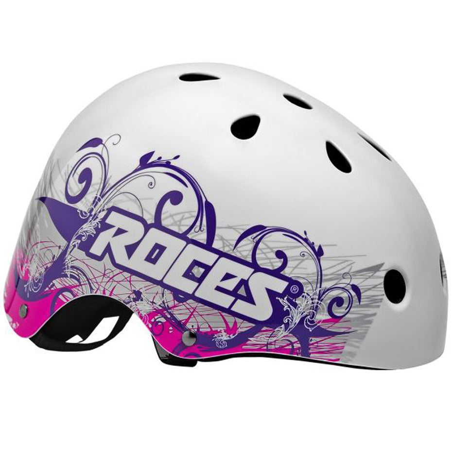 Roces Tattoo Aggressive Helmet ματ λευκό μωβ 301418 002