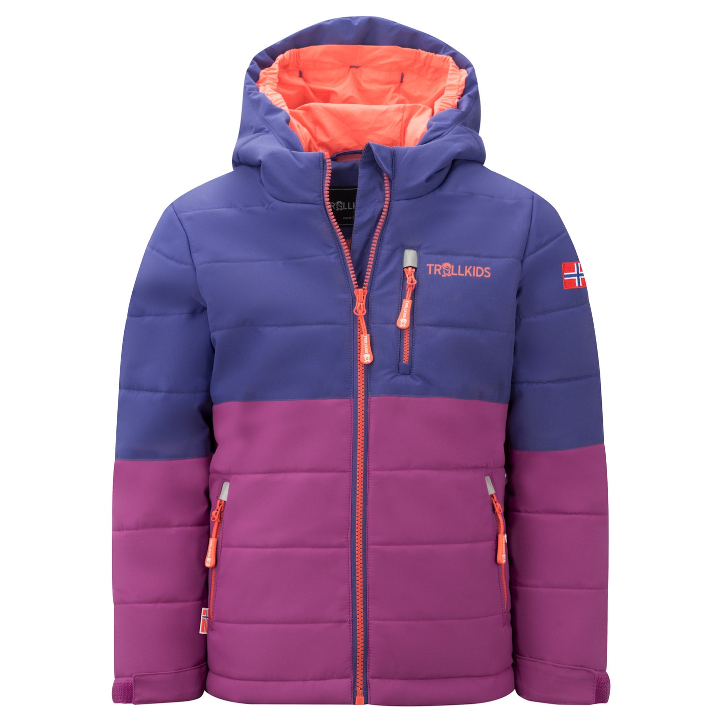 Παιδικό χειμωνιάτικο μπουφάν Trollkids Kids Hemsedal Snow Jacket XT αδιάβροχο μοβ (513-154)