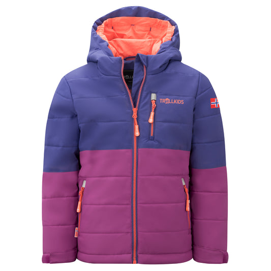 Παιδικό χειμωνιάτικο μπουφάν Trollkids Kids Hemsedal Snow Jacket XT αδιάβροχο μοβ (513-154)