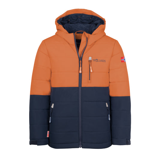 Παιδικό μπουφάν σκι Trollkids Kids Hemsedal Snow Jacket XT χειμώνα αδιάβροχο πορτοκάλι (513-176)