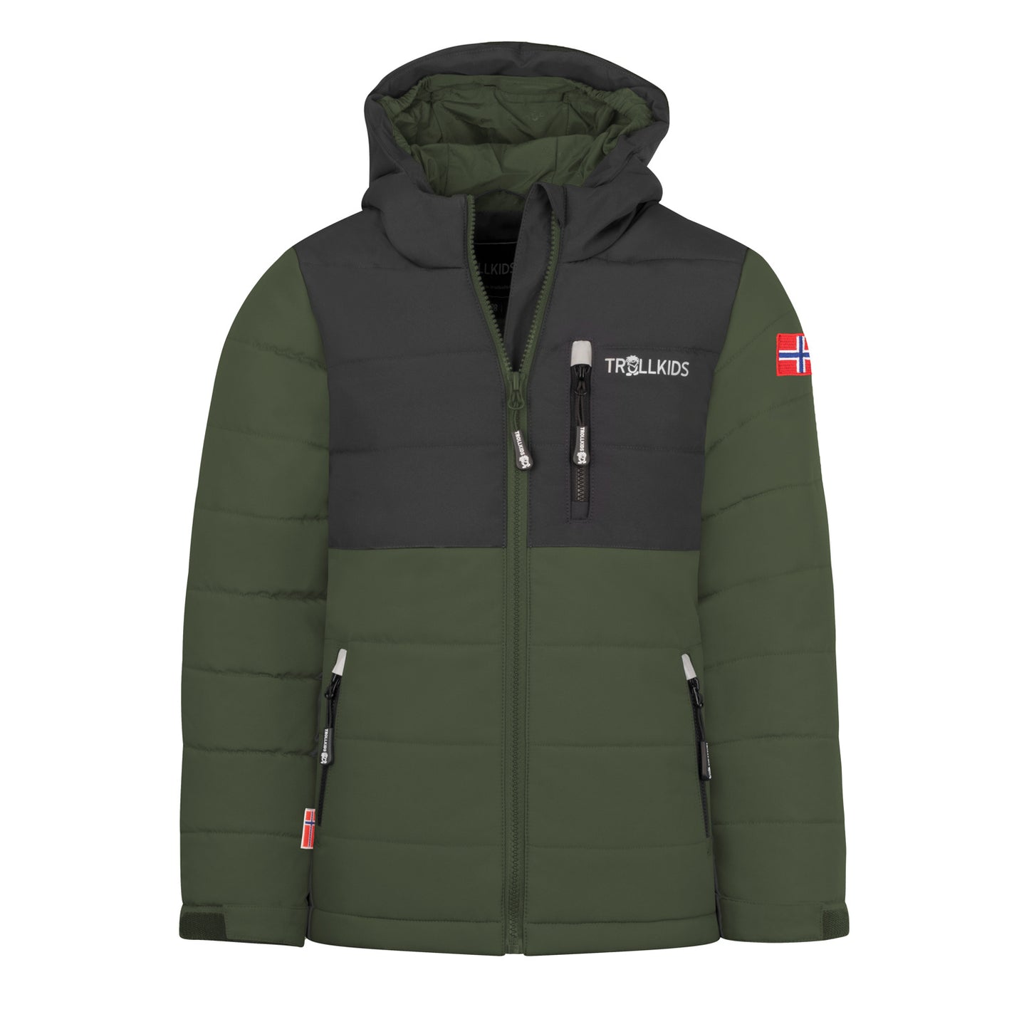 Παιδικό χειμωνιάτικο μπουφάν Trollkids Kids Hemsedal Snow Jacket XT αδιάβροχο πράσινο (513-347)