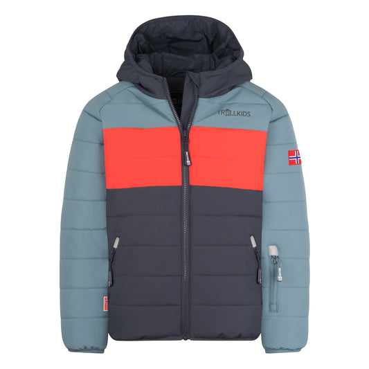 Παιδικό χειμερινό μπουφάν Trolkids Kids Hafjell Snow Jacket PRO αδιάβροχο μπλε (514-196)