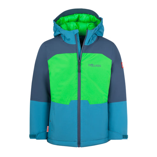 Παιδικό χειμωνιάτικο μπουφάν Trollkids Kids Hardanger Jacket αδιάβροχο ζεστό μπλε/πράσινο (675-356)