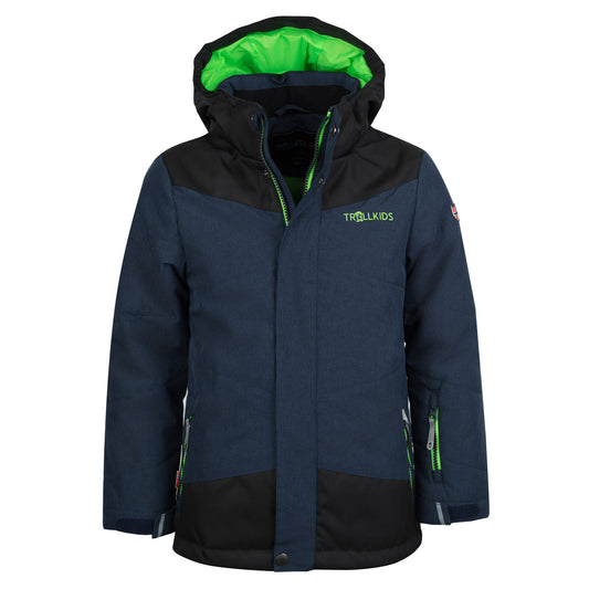 Παιδικό χειμωνιάτικο μπουφάν Trollkids Kids Norefjell Jacket αδιάβροχη υπερθέρμανση του ναυτικού (132-1000)