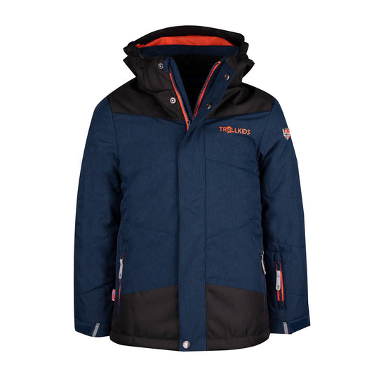Παιδικό χειμωνιάτικο μπουφάν Trollkids Kids Norefjell Jacket αδιάβροχο ναυτικό (132-142)