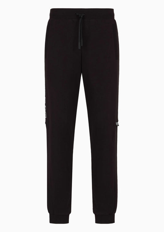 Ανδρικό παντελόνι EA7 Emporio Armani σπορ μαύρο (6DPP57-PJOGZ-1200)
