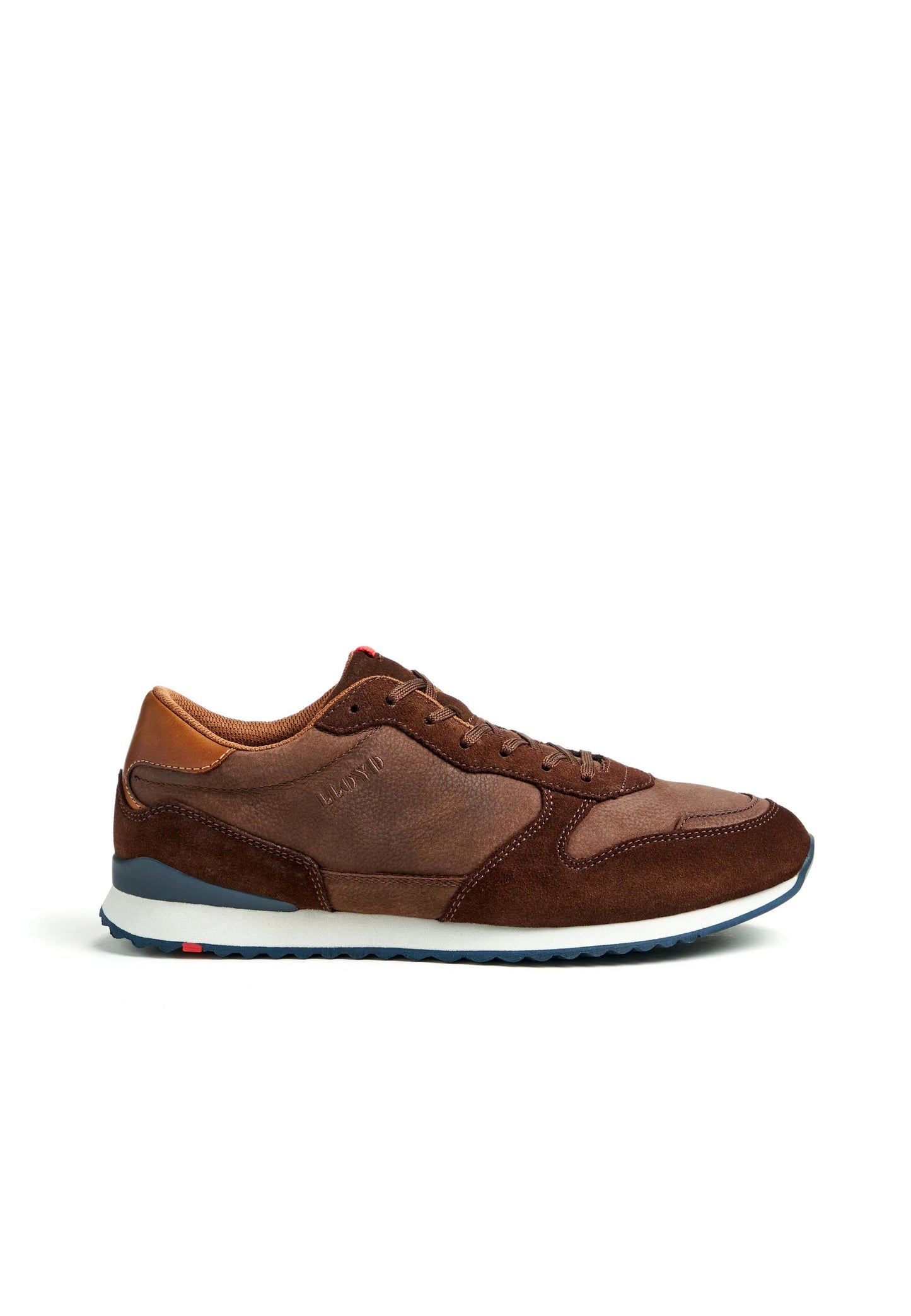 Sneakers άνδρες Lloyd Edmond αθλητικά παπούτσια δερμάτινα σουέτ καφέ (23-905-12)
