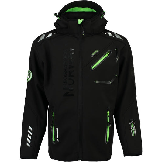 Softshell σακάκι για τους άνδρες Γεωγραφικά Νορβηγία Richir SAM-RBM NEW MEN 007 (RBMWB922H/GN/Black)
