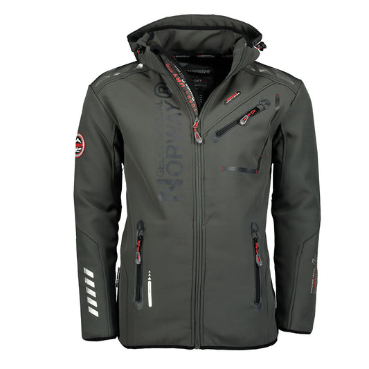 Softshell σακάκι για τους άνδρες Γεωγραφικά Νορβηγία Royaute ASSOR B MEN 068 (WW1975H/GN/Dark Grey / Μαύρο)