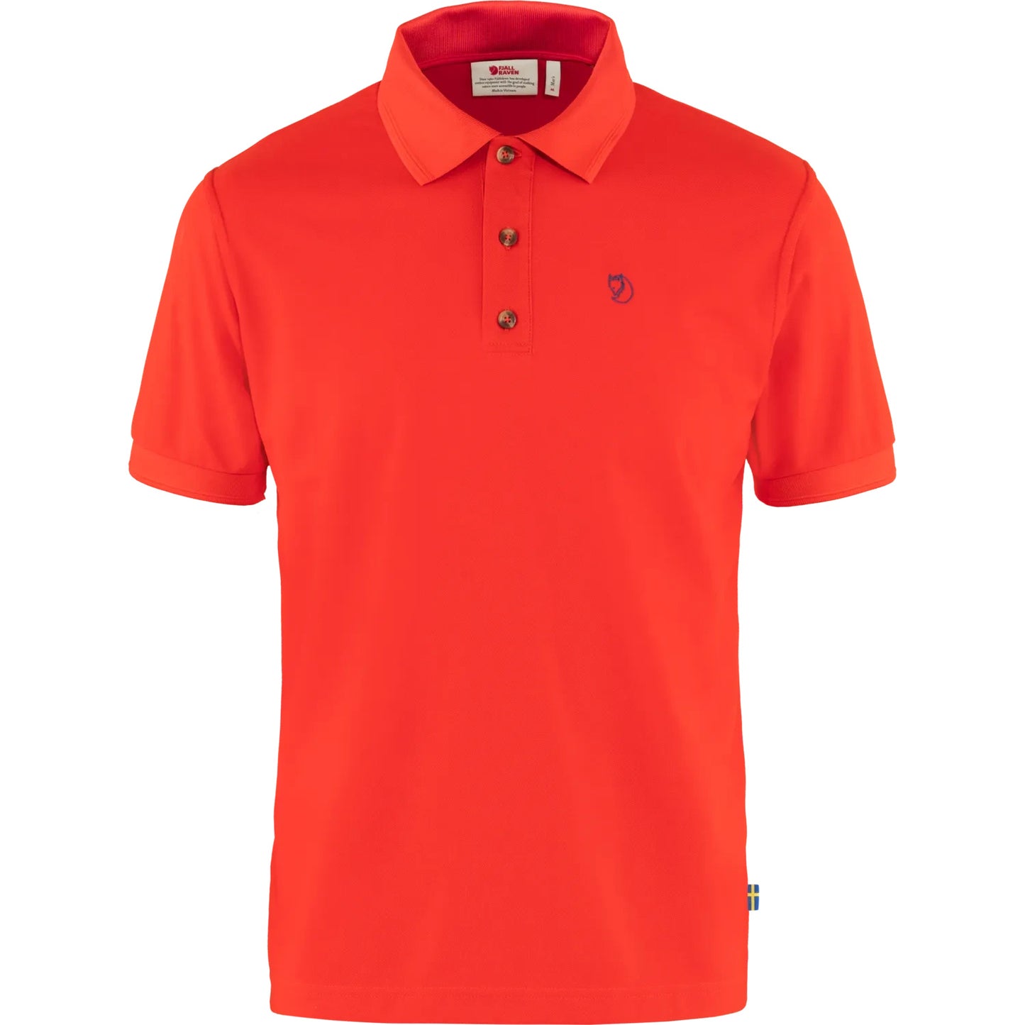 Ανδρικό μπλουζάκι Fjällräven Crowley Pique Shirt M True Red (F81783-334)