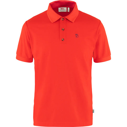Ανδρικό μπλουζάκι Fjällräven Crowley Pique Shirt M True Red (F81783-334)