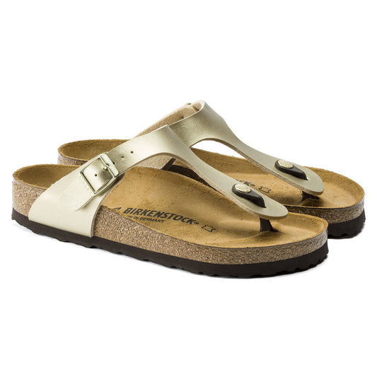 Γυναικείο χρυσό Birkenstock Gizeh Birko-Flor Κανονικό ευρύ (1016108)