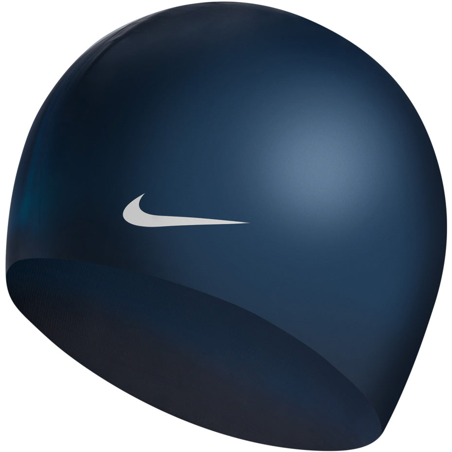 Σκουφάκι κολύμβησης Nike Os Solid, μπλε ναυτικό 93060-440