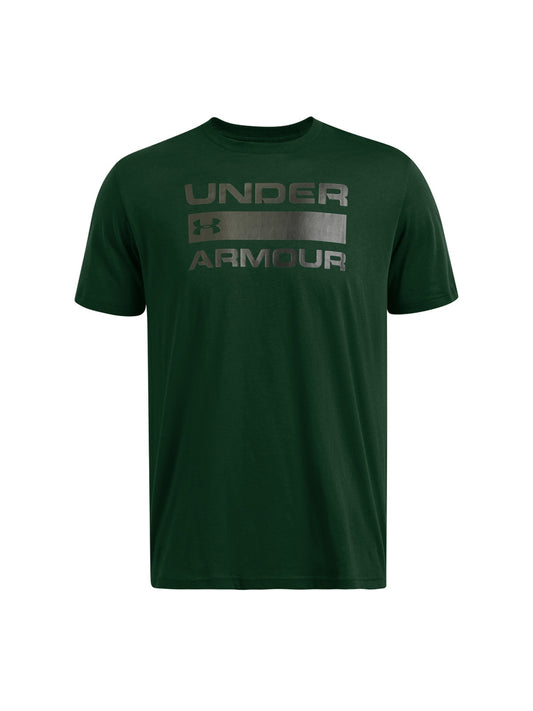 Στο Armour Team Issue Wordmark αθλητικό πουκάμισο πράσινο (1329582-301)