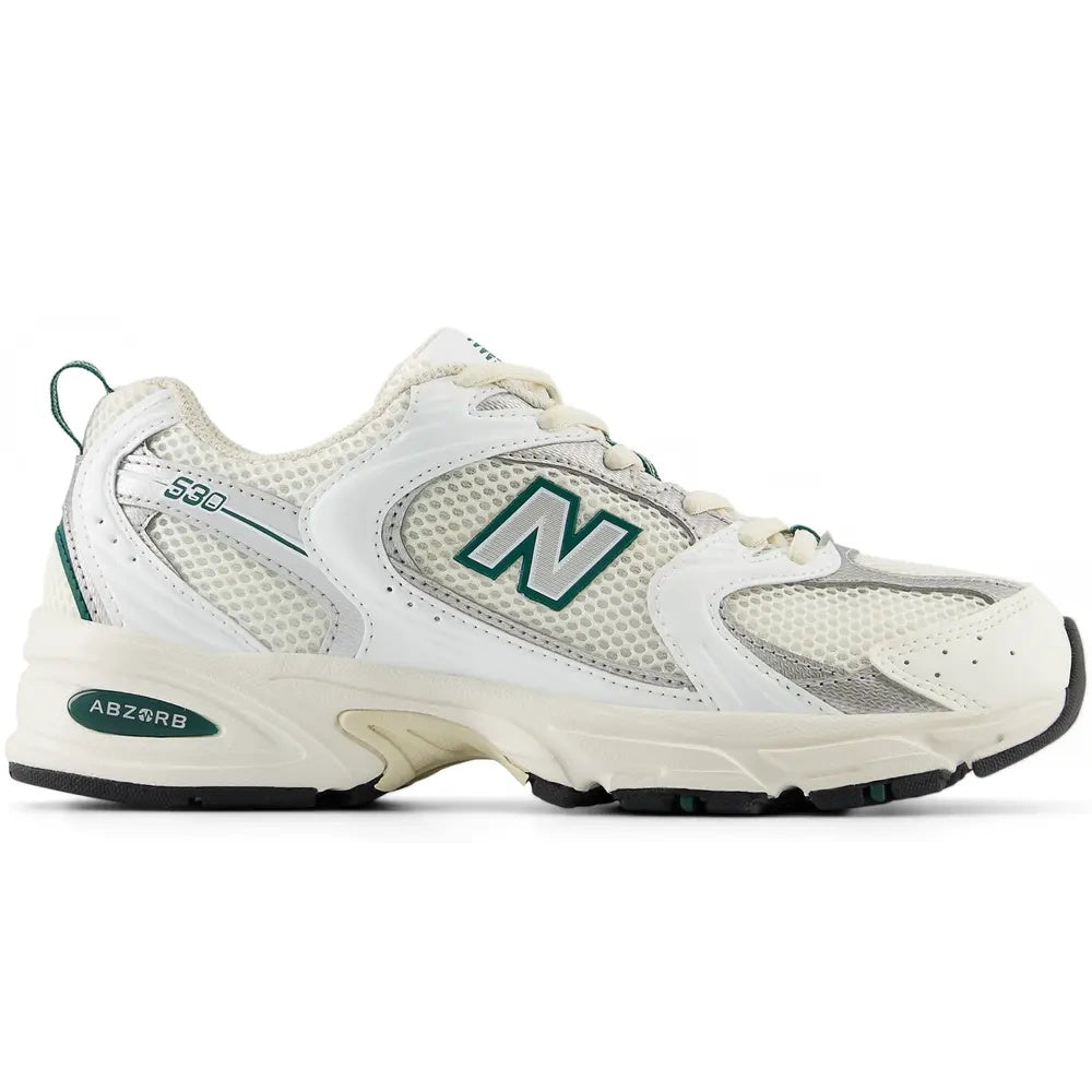 Αθλητικά παπούτσια Νέα Ισορροπία NB 530 sneakers προπόνηση ρετρό λευκό / μπεζ (MR530SX)