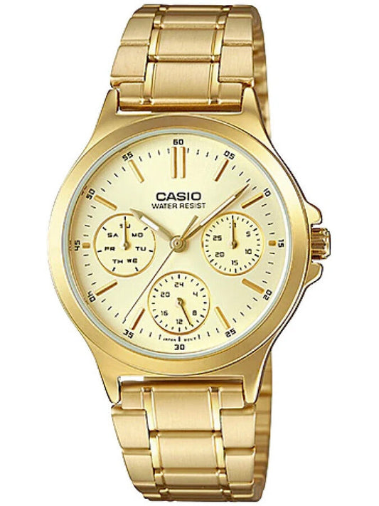 ΓΥΝΑΙΚΕΙΟ ΡΟΛΟΙ CASIO LTP-V300G-9A (zd566c) + ΚΟΥΤΙ