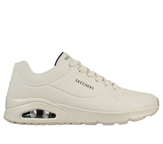 Ανδρικά αθλητικά παπούτσια Skechers Uno Stand On Air sneakers μπεζ (52458-OFWT)