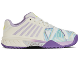Γυναικεία αθλητικά παπούτσια K-Swiss Express Light 3 Padel sneakers λευκό / βιολετί (98900-182-M)