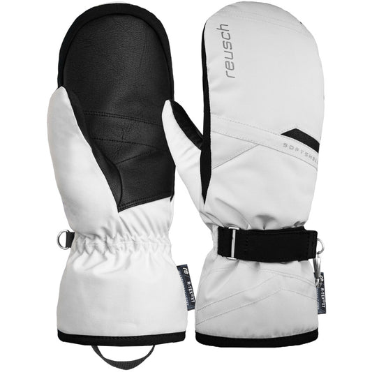 Γυναικεία αθλητικά γάντια Reusch Helena R-TEX XT Mitten σκι μονόποδα λευκό (63/31/513/1101)