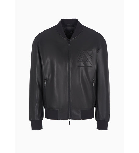 Ανδρικό μπουφάν Armani Exchange lifestyle unzipped μαύρο (6DZB23-ZE1CZ-1200)