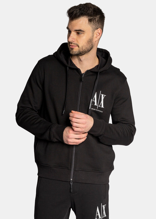 Ανδρική κουκούλα Armani Exchange μαύρο (8NZMPP-ZJ1ZZ-1200)