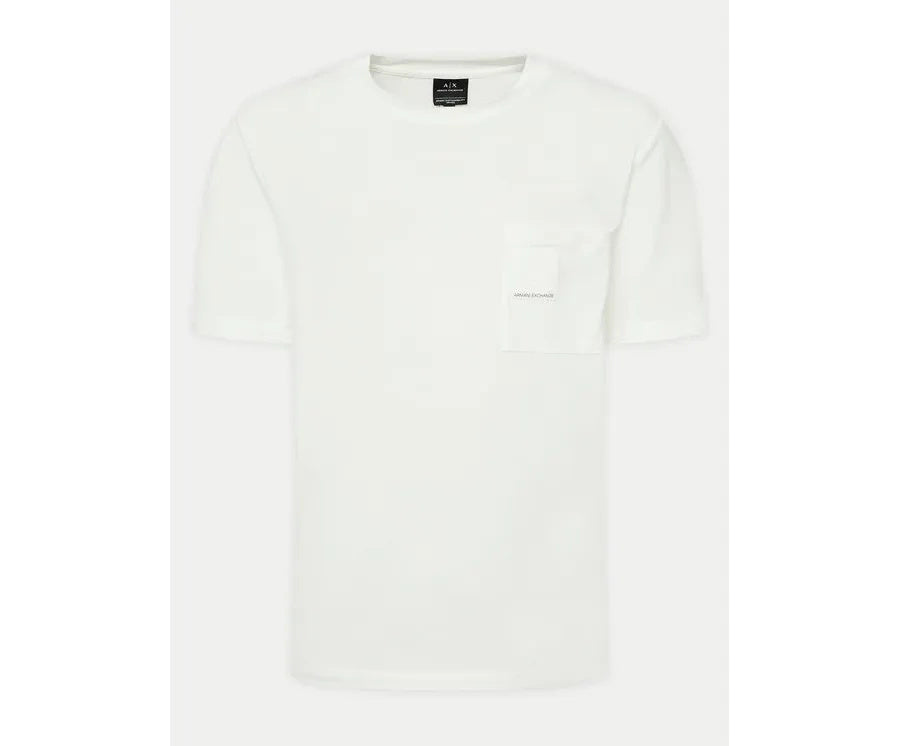 Ανδρικό αθλητικό T-shirt Armani Exchange for Summer T-shirt Λευκό (6DZMJC-ZJXHZ-1116)