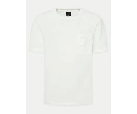 Ανδρικό αθλητικό T-shirt Armani Exchange for Summer T-shirt Λευκό (6DZMJC-ZJXHZ-1116)