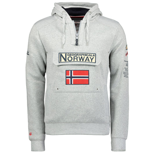 Γεωγραφική Νορβηγία Ανδρικό 3/4 GYMCLASS 007 Sweatshirt Γκρι (WR059H/GN B-Grey)
