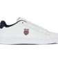 Ανδρικά Σνίκερς K-Swiss Court SHIELD II WHITE/PEACOAT/SAMBA RED-M (04412-983-M)