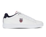 Ανδρικά Σνίκερς K-Swiss Court SHIELD II WHITE/PEACOAT/SAMBA RED-M (04412-983-M)