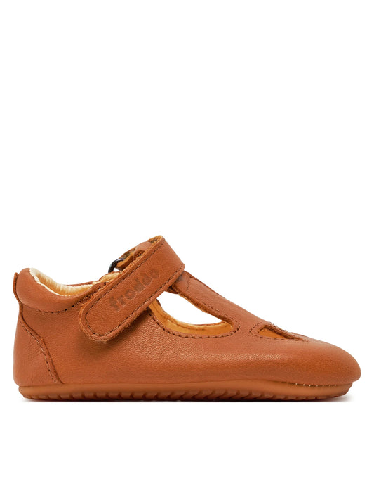 Παιδικά παπούτσια Froddo Prewalkers T-BAR καφέ (G113006-4)