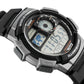 ΑΝΔΡΙΚΟ ΡΟΛΟΙ CASIO AE-1000W 1BVDF (zd073g) - ΠΑΓΚΟΣΜΙΑ ΩΡΑ + ΚΟΥΤΙ