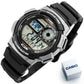 ΑΝΔΡΙΚΟ ΡΟΛΟΙ CASIO AE-1000W 1BVDF (zd073g) - ΠΑΓΚΟΣΜΙΑ ΩΡΑ + ΚΟΥΤΙ