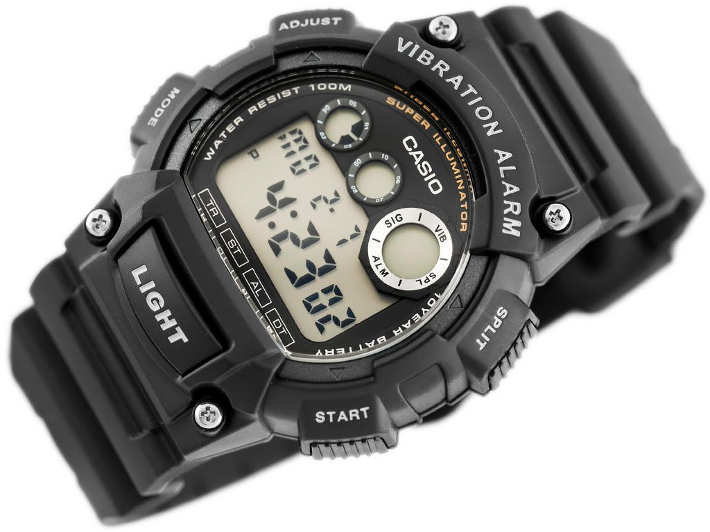 ΑΝΔΡΙΚΟ ΡΟΛΟΙ CASIO W-735H-1AV (zd081a) - Super Illuminator + BOX