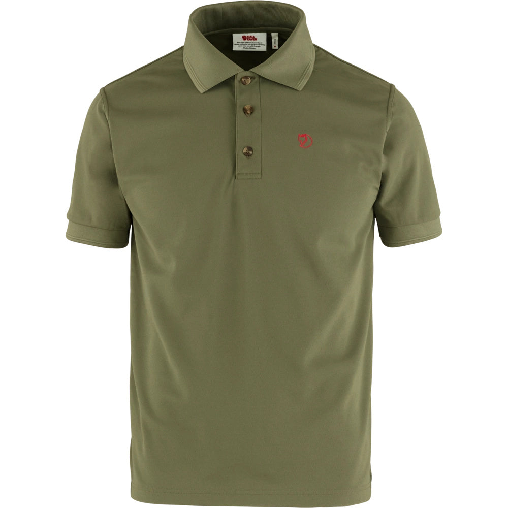 Ανδρικό μπλουζάκι Fjällräven Crowley Pique Shirt M green (F81783-622)