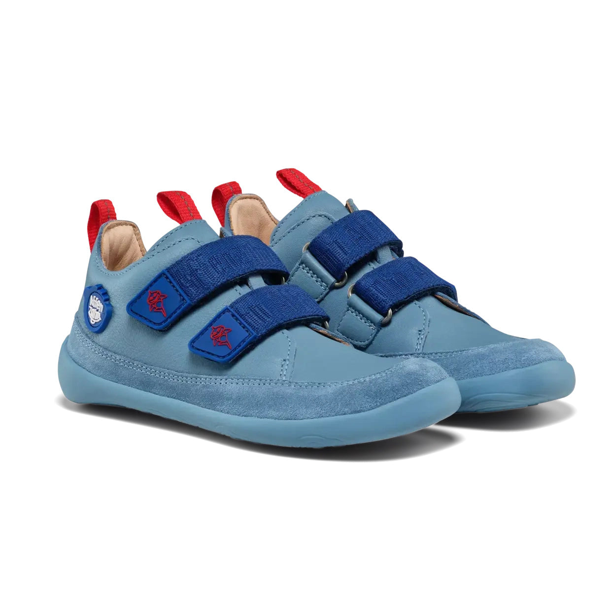 Παιδικά παπούτσια Affenzahn Halbschuh Leder Buddy Shark (00428-30211)