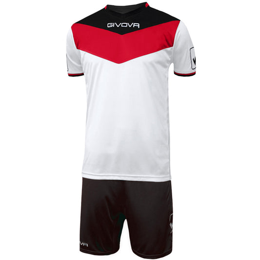 Σετ Givova Kit Campo λευκό-κόκκινο-μαύρο KITC53 1210