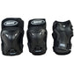 Roces Ventilated JR inline προστατευτικά πατίνι μαύρο 3pack 301352 01