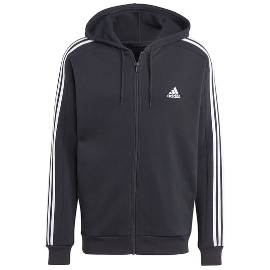 adidas Essentials Fleece 3-Stripes FZ Hoodie IB4029