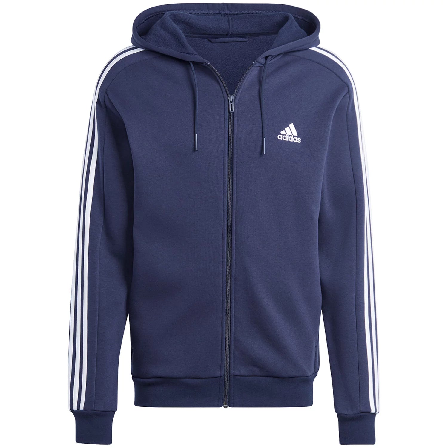 adidas Essentials Fleece 3-Stripes FZ Hoodie IJ6478