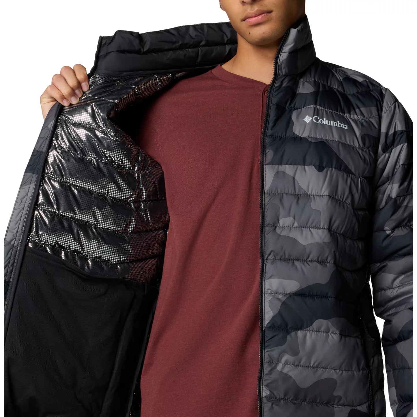 Μπουφάν Columbia Powder Lite II Printed Jacket 2098394010