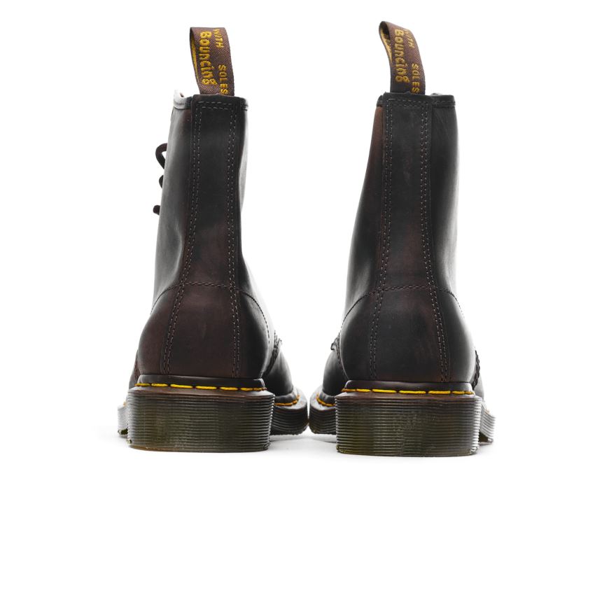 Dr. Martens 1460 CRAZY HORSE ΣΚΟΥΡΟ ΚΑΦΕ DM11822203