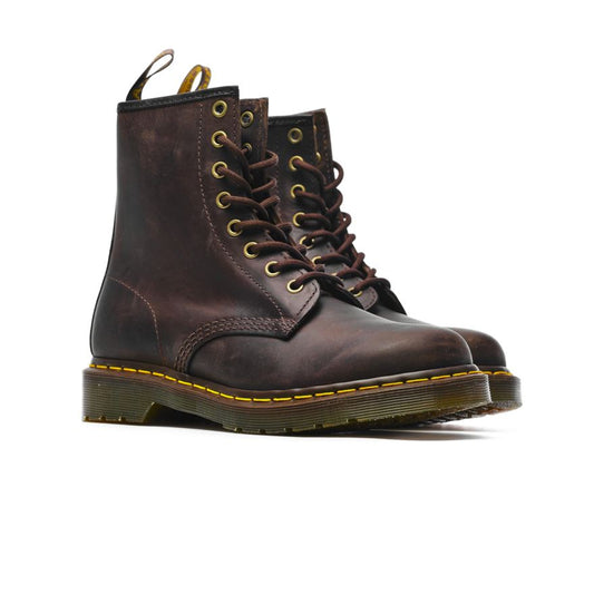 Dr. Martens 1460 CRAZY HORSE ΣΚΟΥΡΟ ΚΑΦΕ DM11822203