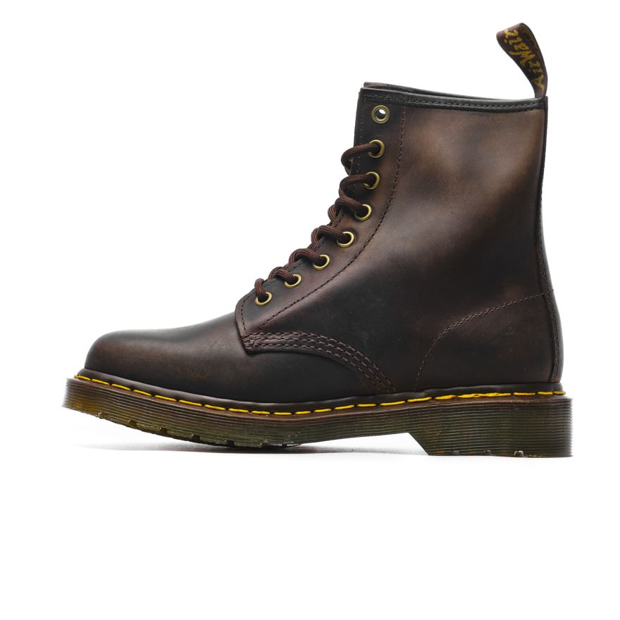 Dr. Martens 1460 CRAZY HORSE ΣΚΟΥΡΟ ΚΑΦΕ DM11822203