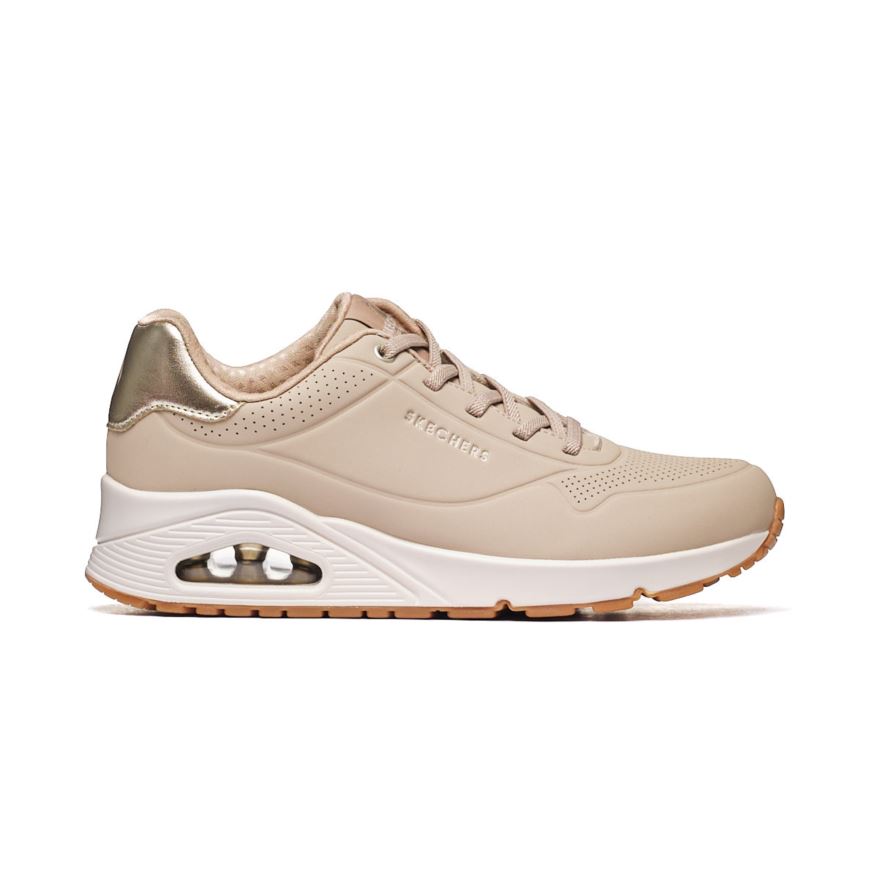 Skechers UNO - SHIMMER AWAY 155196-NUDE (στα Αγγλικά).