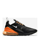 Nike Air Max 270 Ανδρικά Sneakers Black / Total Orange / Metallic Silver DC1938-001